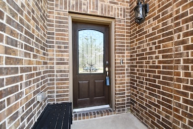 Approaching the front door you will see the brick
