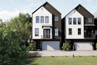 Newly constructed modern farmhouse homes with dist