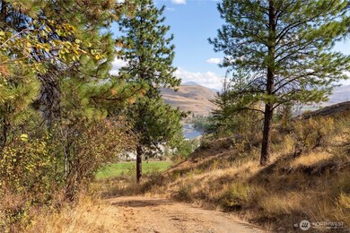 Established driveway w/ peeks of the river.