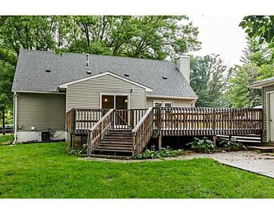 Exterior Back. Fenced in backyard.