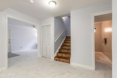 Kitchen to Dining and Powder rm