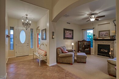 Foyer and Living Room