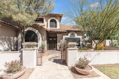 Gated court yard