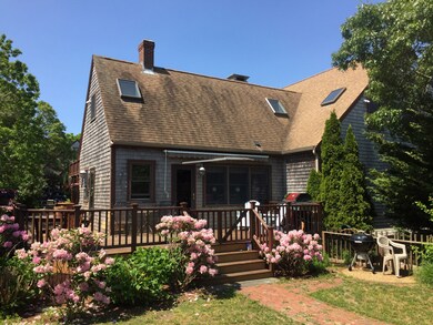 rear of home