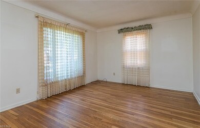 Living room with hardwood floors