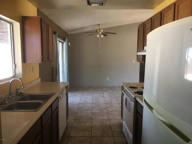Kitchen to dining area