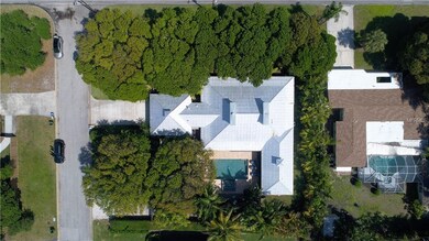 Ariel picture of the house