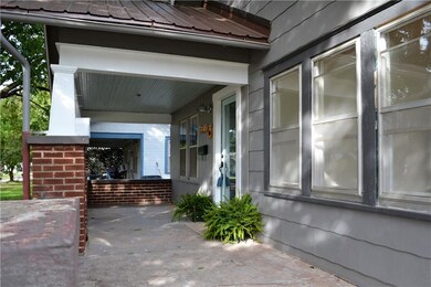 Relax on this spacious front porch.