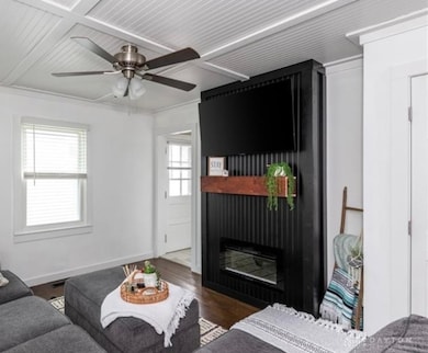 Feature fireplace