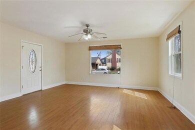 Huge living-dining room combination with tremendou