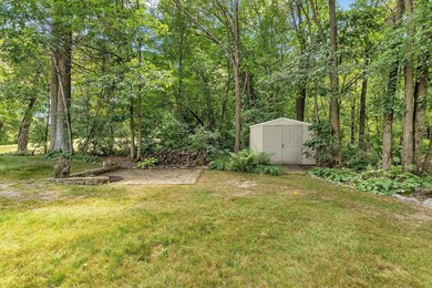 Storage Shed and fire pit
