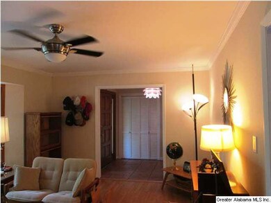 View of living room looking toward the foyer