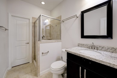 First floor secondary bath.