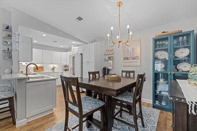 Dining area off kitchen