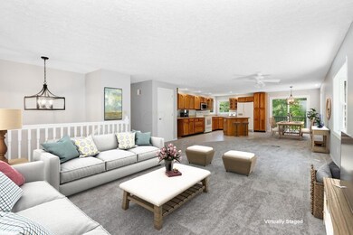 Welsh Hills virtually staged living room