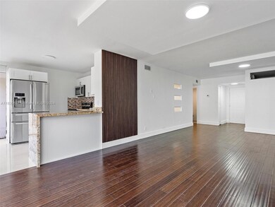 Kitchen open to the living