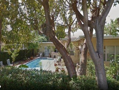 Partial view of backyard