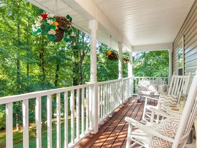 Covered and Inviting Front Porch