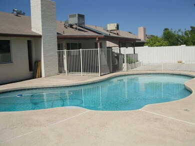 Fenced pool