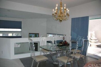 Dining area has sliding doors to huge patio
