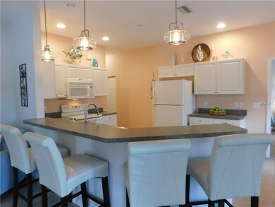 Nicely appointed kitchen with pendant lighting