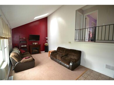 Living Room. Vaulted living room.