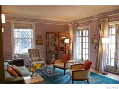 Spacious Living Room with two sets of Frnch doors 