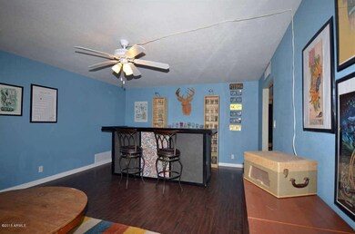 Bar in Formal Living Room