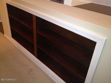 wood built in shelving