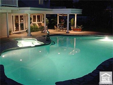 Night view of pool