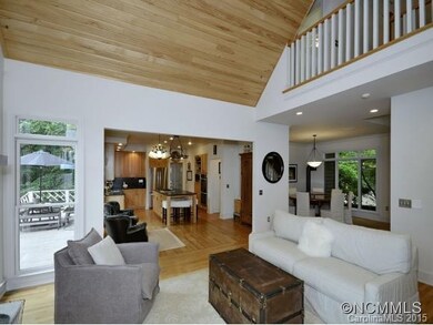 Family room open to kitchen