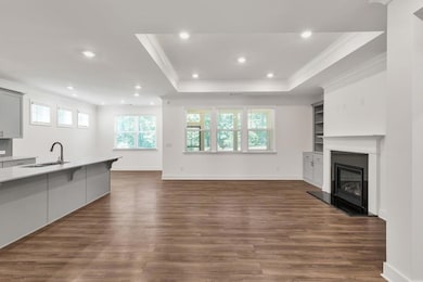 View from Foyer to Expansive family room