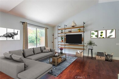 Virtually staged Living Room