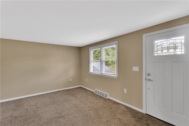 Beautiful, Newer Front Door Opens into 15x12 Livin