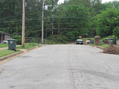 View of road with street lighting