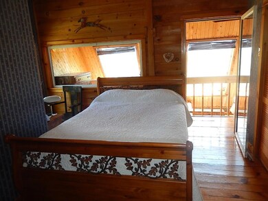 Master bedroom with views of...