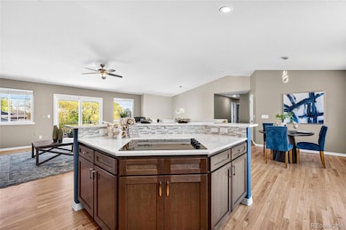 Newly renovated kitchen featuring quartz countertops!