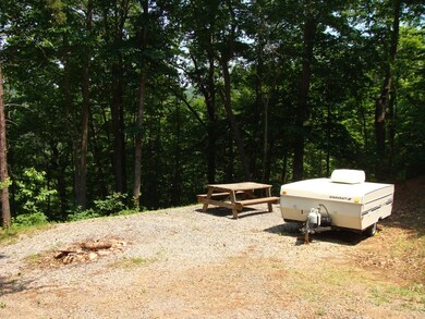 Camper and RV parking on lot