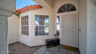 Covered Entry w/Security Door