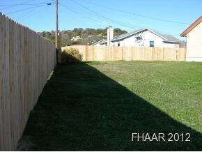 Large Back Yard