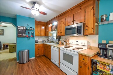 Solid surface countertops.