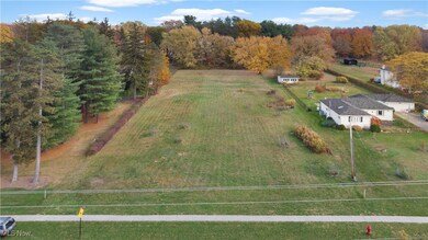 Aerial view of sparsely populated area