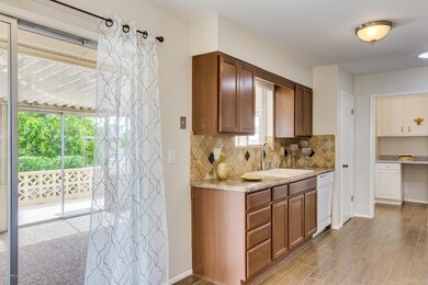 View to kitchen and lanai entry