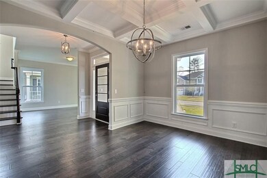 VIEW FROM SPACIOUS DINING ROOM OF ENTRY WAY, LIVIN