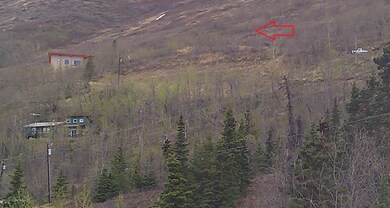 Red arrow locator
