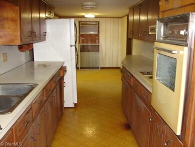 Kitchen with dining area.