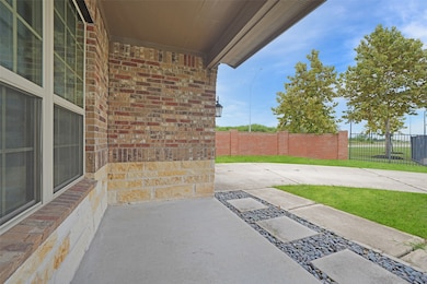 Front View of Covered Porch and Driveway