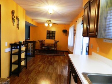 dining area off the kitchen