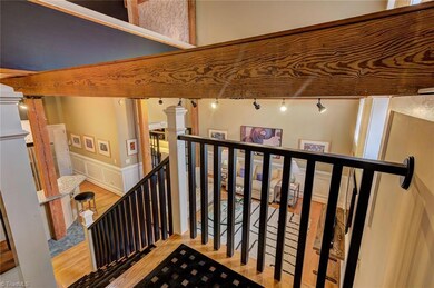Bird's eye view of living room