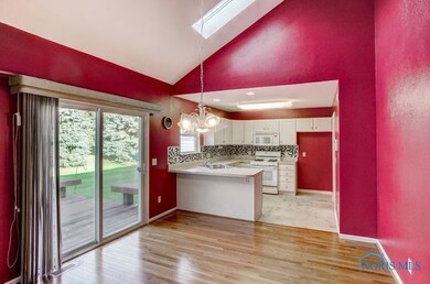 Serene views out the Dining & Kitchen windows.